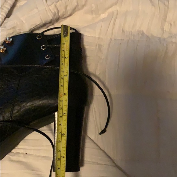 Diane Von Furstenberg heeled lace up boots size 8 - Picture 7 of 8